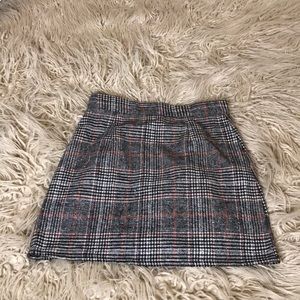 PLAID SKIRT